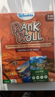 SKILLMATICS Rank & Roll Countries of the World Strategy Memory Ages 8 + up - Image 1 of 4