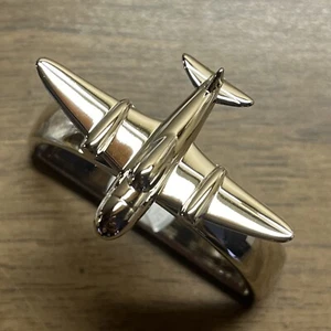 3 Godinger Aviator Napkin Rings NIB Nickel Plated (Rare/Retired) Replacements - Picture 1 of 15