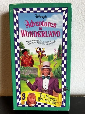 Disney's Adventures in Wonderland No 3 The Missing Ring Mystery VHS Vintage 1993 - Imagem 1 de 4