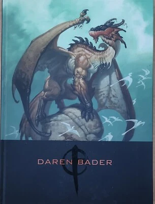 Signed The Art of Daren Bader Fantasy Dragon Art 2009 Illustration Hardcover !!! Foto 1 de 3