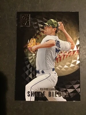 2022 Capstone Baseball Shane Bieber Luxury Suite Base Card Cleveland Guardians - Image 1 of 3