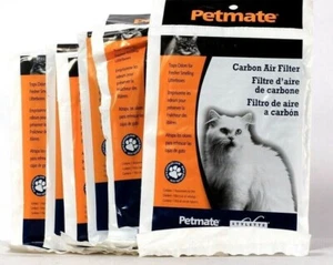 (6 Count) Petmate Stylette Carbon Air Filter Traps Odors For Fresh Litter Boxes - Picture 1 of 1
