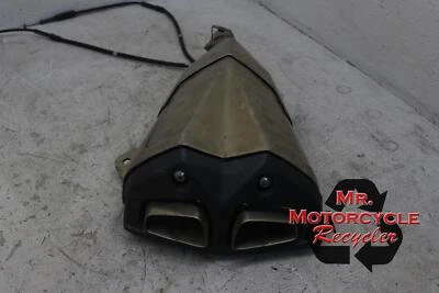 10-13 KAWASAKI Z1000 OEM RIGHT EXHAUST PIPE MUFFLER SLIP ON CAN SILENCER C43D - Image 1 of 4