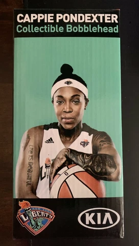 Cappie Pondexter Bobblehead - New York Liberty 2014 WNBA Basketball New Cover