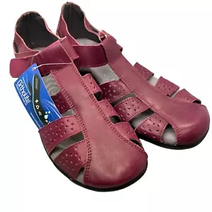 Propet WSX023L April Fisherman Sandal Burgundy Ortholite Insole NEW! Size 8.5N - Picture 1 of 13