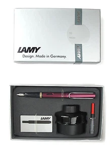 Lamy Al Star Fountain Pen Purple & Ink Bottle & Cartridges & Converter Gift Set - Picture 1 of 1