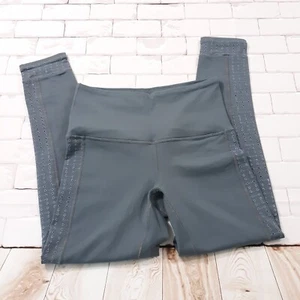PrAna Leggings Womens Size Medium Blue Gray Activewear Gym Yoga - Picture 1 of 12