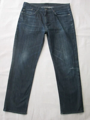 Pantalones de mezclilla Joes para hombre Brixton rectos talla 34 x 28 azul oscuro desgastados + elásticos Foto 1 de 4