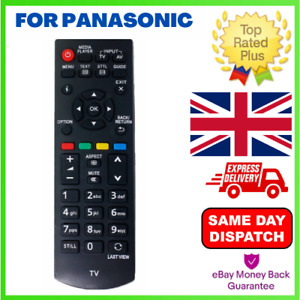 New Replacement Tv Remote Control For Panasonic Viera PLASMA LCD 2010 - 2018