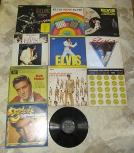 ELVIS PRESLEY ALBUM LOT OF 11 - Picture 1 of 5