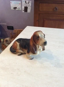 Rarissima statuina cane bassotto in ceramica Made japan anni 70 da collezione - Picture 1 of 10