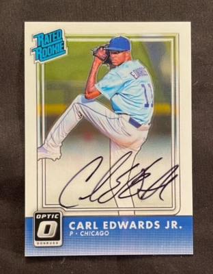 🔥 CARL EDWARDS 2016 Panini Optic Rated Rookie Card Auto RC On-Card Autograph 🔥 - Image 1 of 2