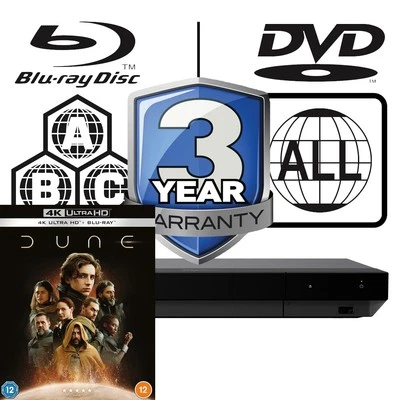 Sony Blu-ray Player UBP-X700K All Zone Code Free MultiRegion 4K & Dune UHD - Bild 1 von 4