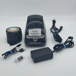 Dymo LabelWriter 450 Thermal Label Printer 1750110 Power Cable USB Labels TESTED - Bild 1 von 21
