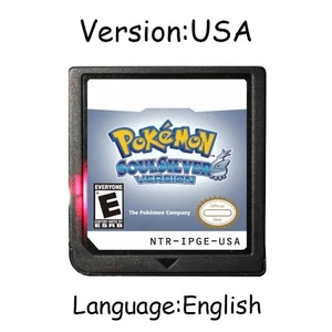 DS Game Pokemon Series Cartridge Video Game Console SoulSilver USA - Picture 1 of 1