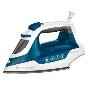 BLACK+DECKER Easy Steam Nonstick Compact Iron in Blue with Even Steam - Picture 1 of 7