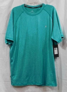 NWT - Men's Quick Dry Rash Guard T-Shirt from Spyder Swim - Green - Sz L - Picture 1 of 2