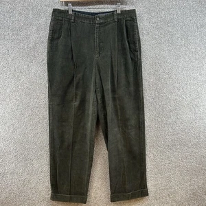 Eddie Bauer Men's corduroy Pants Size 34 X 30 Brown Mid Rise Cuffed - Picture 1 of 11