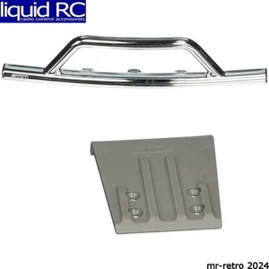 RPM R/C Products 80953 Front Bumper & Skid Plate Chrome/Gray: Slash - Picture 1 of 3