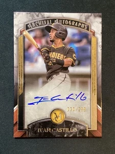 2022 Topps Museum Collection Archival /299 Ivan Castillo #AA-IC Rookie Auto RC - Picture 1 of 3