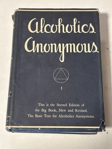 1963 Alcoholics Anonymous Big Book 2nd Edition 6th Printing DJ READ DESCRIPTION - Imagen 1 de 17