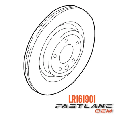 2020-2023 LAND ROVER DEFENDER 110 ДИСКОВЫЙ ТОРМОЗ РОТОР НОВЫЙ OEM LR161901 - Изображение 1 из 4