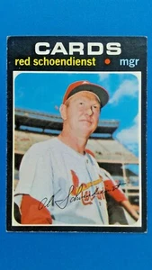 1971 Topps Red Schoendienst  St Louis Cardinals Baseball Card #239 HOF - Picture 1 of 4