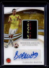 2020 Carlos Bacca Panini Immaculate Memorabilia Autographs 7/7 Player Worn