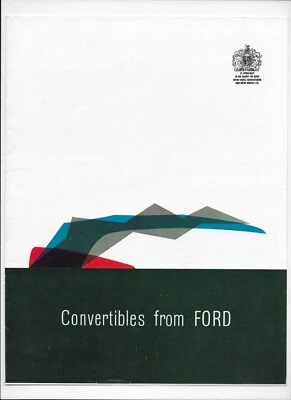 1961 Ford Convertibles brochure: Mk. II Consul, Zephyr & Zodiac convertibles - Image 1 of 4