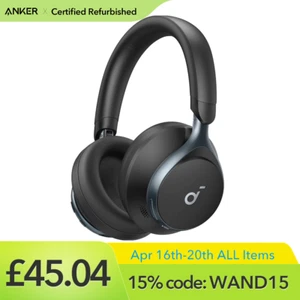 soundcore by Anker Space One Adaptive ANC Headphones Hi-Res Wireless Bluetooth - Picture 1 of 6