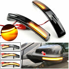 Sequential Smoked Led Side Mirror Turn Signal Lights For 2011-2019 Ford Explorer