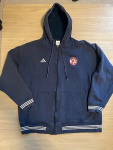 Boston Red Sox Adidas Collab Zip-Up Vintage Sweatshirt, Navy, XL - Picture 1 of 12