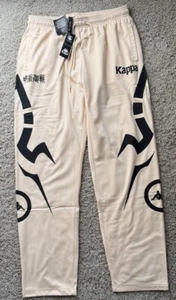 Men’s Kappa Jujutsu Kaisen Cream Colored Track Pants Size XXL NWT - Picture 1 of 6
