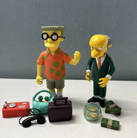 The Simpsons World of Springfield Interactive Figure Mr Burns And Smithers Cover