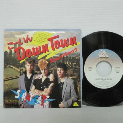 Stray Cats – Down Town (Cross That Bridge) 7" EP 1981 JAPAN BRIAN SETZER LP - Image 1 of 2