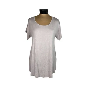 Soma Womens Short Sleep Shirt Short Sleeve Size S Gray - Picture 1 of 12