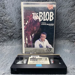 The Blob VHS 1981 Video Gems Horror Classic Big Box Clamshell Rare Film Cut Box - Picture 1 of 8