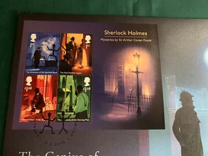 Sherlock Holmes Stamps/Medal Presentation Pack. - Picture 1 of 9