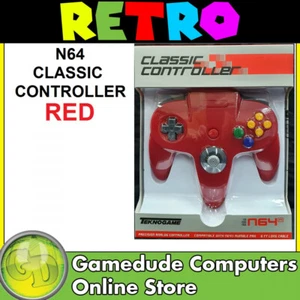 TEKNOGAME N64 RED Classic Controller MODEL : N4903 (722267833640) - [F35* - Bild 1 von 2
