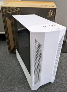 LIAN LI LANCOOL II WHITE Tempered Glass ATX Case -White Minor Damage - Photo 1/7