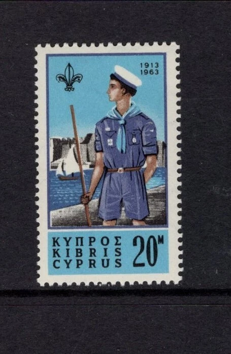 Chipre 1963 20 m Sea Scout, velero MNH SG 230 SC 225 Foto 1 de 1
