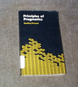 Longman Linguistics Library: Principles of Pragmatics, Geoffrey N. Leech No. 30 - Picture 1 of 1