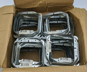25PC Steel City 52C19 Outlet Box 4" Square Device Cover 1" High Galvanized Steel