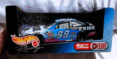 Hot Wheels Racing #99 Race Day Deluxe 1999 Jeff Burton 1:24 Exide Ford - Image 1 of 4