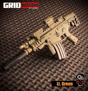 1:12 SCAR CQB w/ Silencer For G.I. Joe Classified Marvel 6” ACTION FIGURE 89LG - Picture 1 of 9