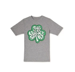 ST PATRICK'S DAY THIS IS MY LUCKY SHIRT BOYS SHORT SLEEVE T-SHIRT XL NEW TAGS - Picture 1 of 3