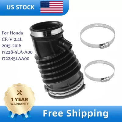 Nova mangueira de entrada para purificador de ar com braçadeira 17228-5LA-A00 para 2015-2016 Honda CR-V 2.4L - Imagem 1 de 4