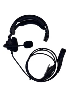 Cuffie monomuff con PTT in linea per radio Motorola 2 vie XPR6/XPR7 - Foto 1 di 2