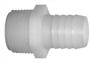 Male hosetails, Nylon, threaded bsp.  Small range.   Choose size     MHT-Axxxx - Picture 1 of 1