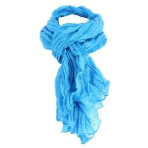 Chèche coton Dakar, Bleu turquoise - Bleu - - Picture 1 of 3
